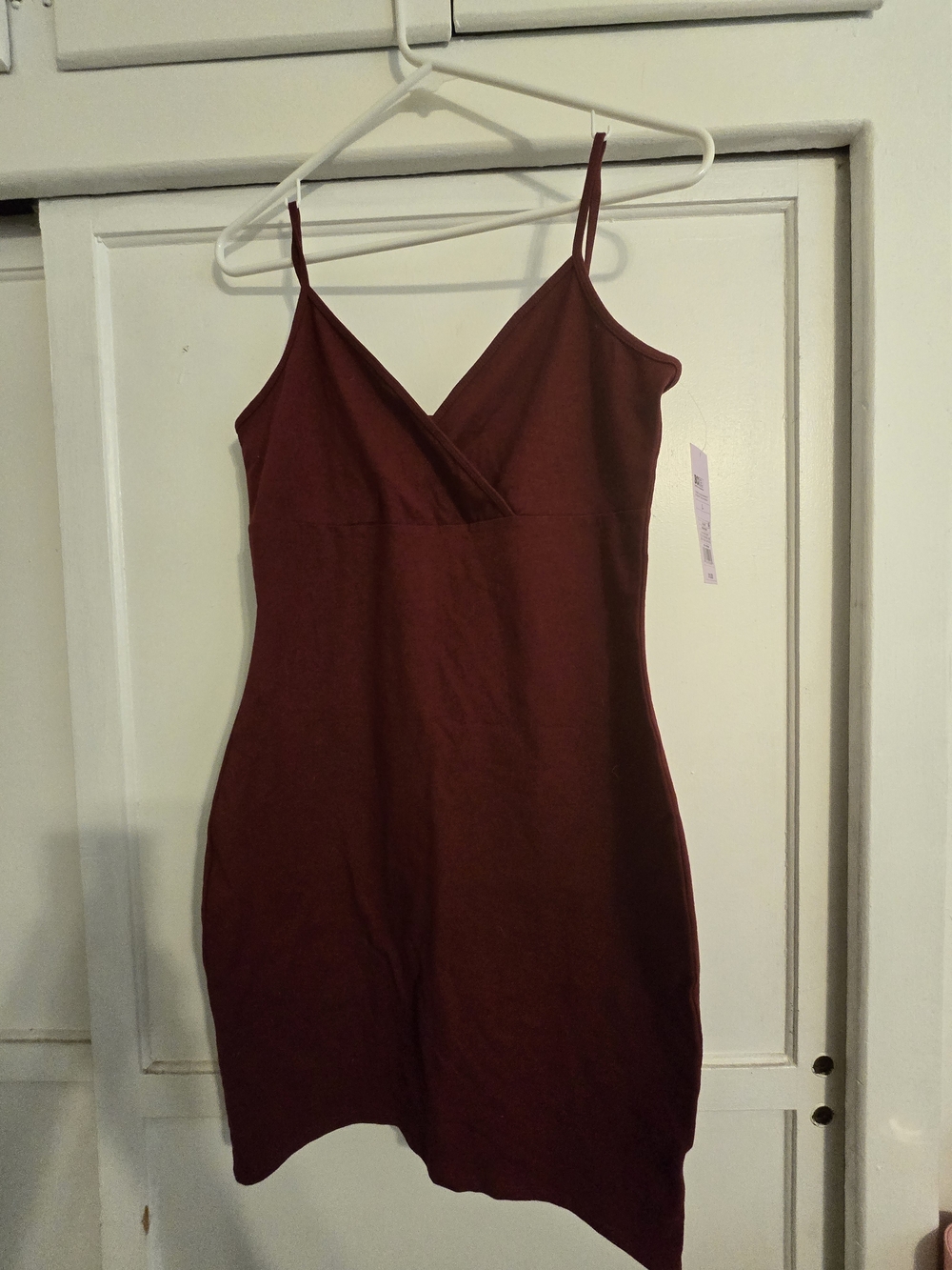 Target Burgundy Spaghetti-Strap Mini Dress